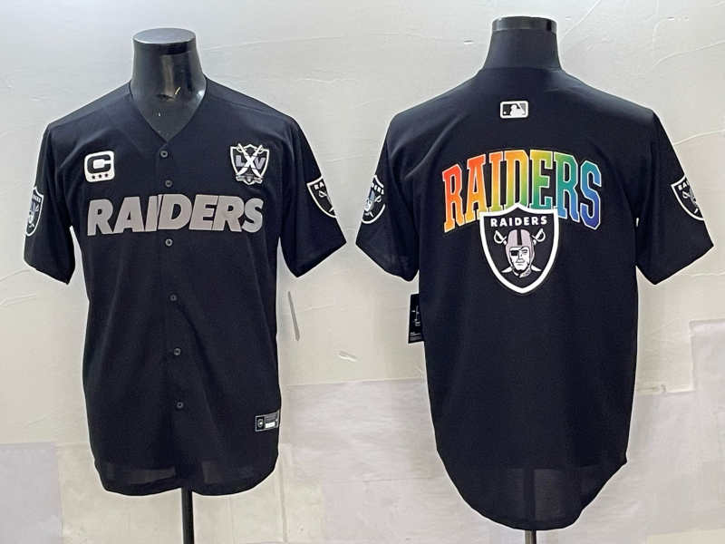 Men Oakland Raiders blank Black Nike 2025 Limited NFL Jersey 011->miami marlins->MLB Jersey